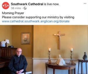 Southwark Cathedral's morning prayer livestream