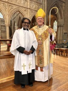 Priesting of Michael Nayagam with the Bishop of Southwark