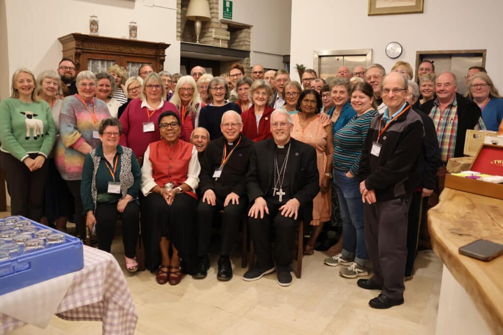 A group photograph of the pilgrims from our diocese and the Archdiocese of Southwark on the Ecumenical Pilgrimage to Rome and Assisi