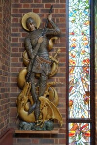 A depiction of St George at St George's Camberwell