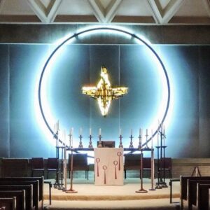 The altar at St Laurence Catford